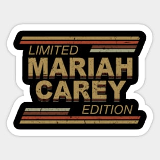 Limited Edition Mariah Name Personalized Birthday Gifts Sticker